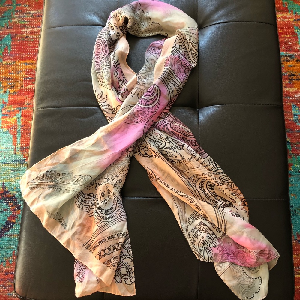 Pollini silk scarf